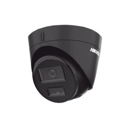 [Dual Light] Turret IP 4 Megapixel / Color Negro /  Lente 2.8 mm / 30 mts IR + 30 mts Luz Blanca / Micrófono Integrado