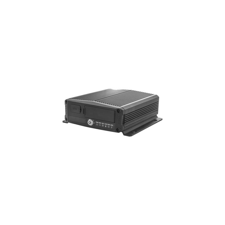 DVR Móvil / Multiplataforma / 4 Canales AHD + 2 canales IP/ Almacenamiento en Memoria Micro SD / H.265 / Chip IA