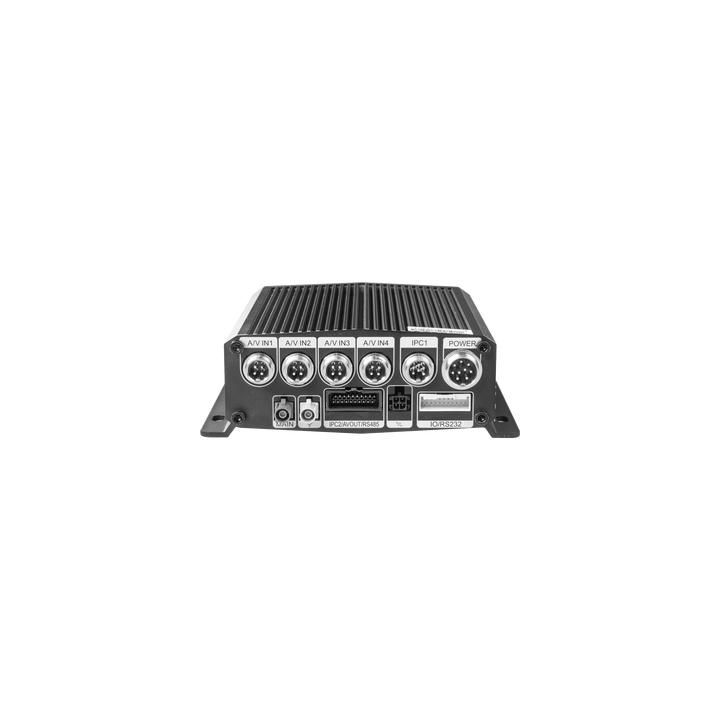 DVR Móvil / Multiplataforma / 4 Canales AHD + 2 canales IP/ Almacenamiento en Memoria Micro SD / H.265 / Chip IA