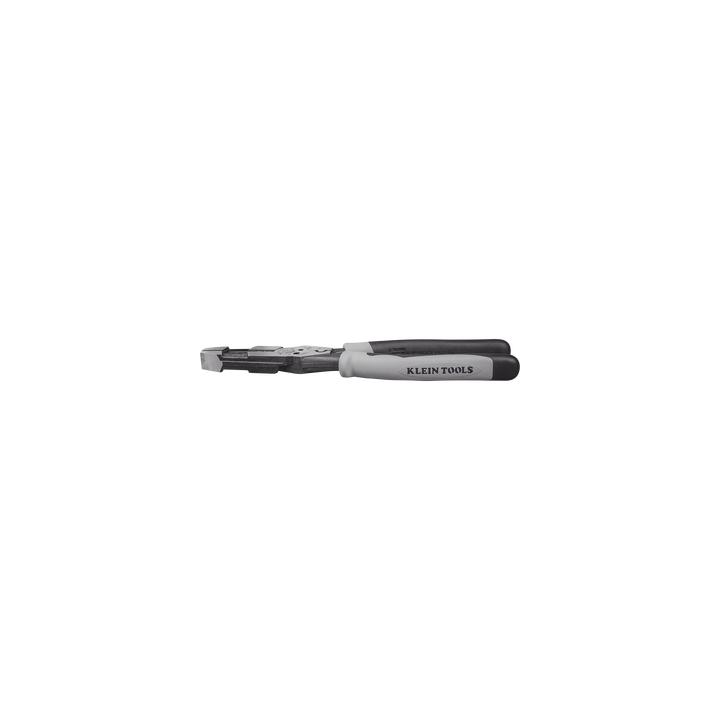 Pinza Híbrida con Ponchadora de 8". Pela Cable Sólido de 10-14 AWG y Cable Trenzado de 12-16 AWG