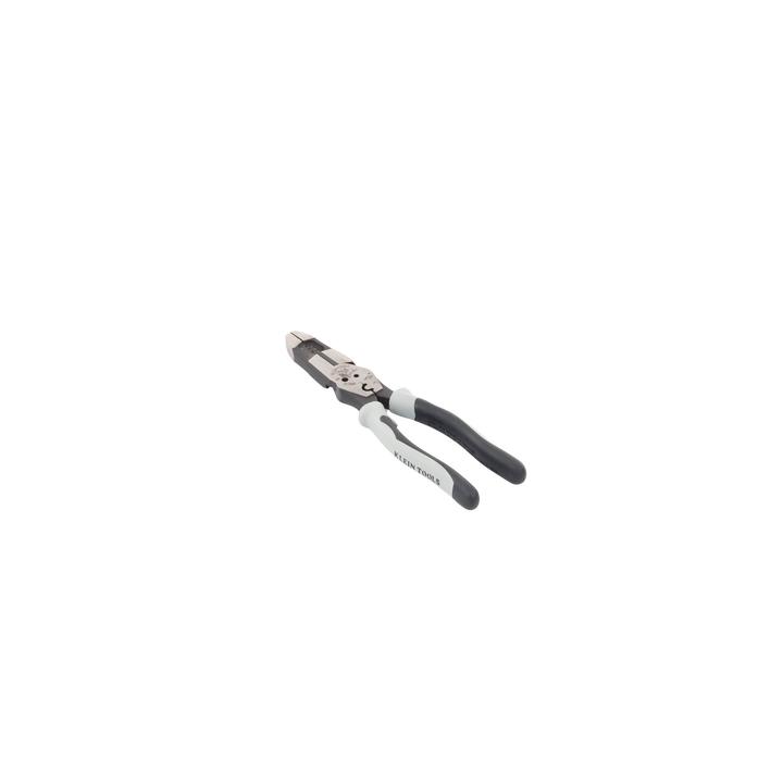Pinza Híbrida con Ponchadora de 8". Pela Cable Sólido de 10-14 AWG y Cable Trenzado de 12-16 AWG