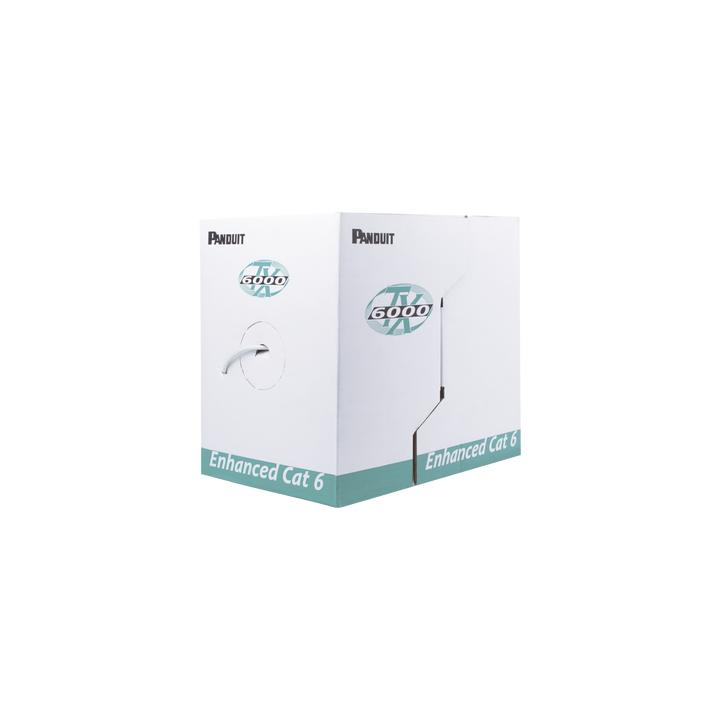 Bobina de Cable UTP 305 Metros (1000 Pies) de Cobre, TX6000™ PanNet, Reelex, Gris, Categoría 6 Mejorado (23 AWG),