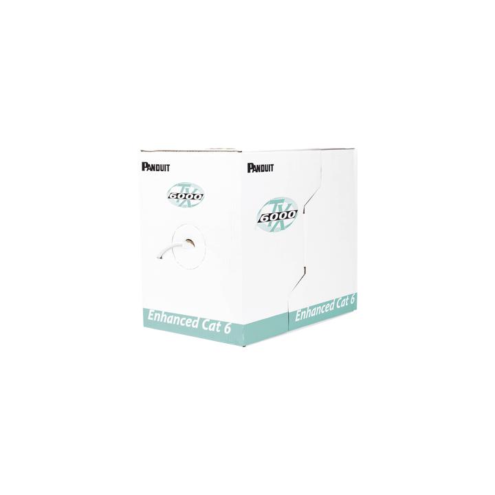 Bobina de Cable UTP 305 Metros (1000 Pies) de Cobre, TX6000™ PanNet, Reelex, Gris, Categoría 6 Mejorado (23 AWG),