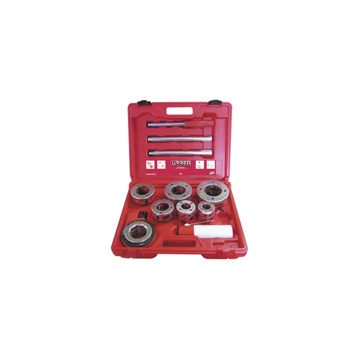 Juego de Tarraja de dados para tubo 1/2" - 2" NPT 9 piezas