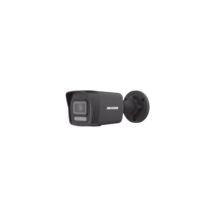 [Dual Light] Bala IP 4 Megapixel / Color Negro /  Lente 2.8 mm / 30 mts IR + 30 mts Luz Blanca / Micrófono Integrado /