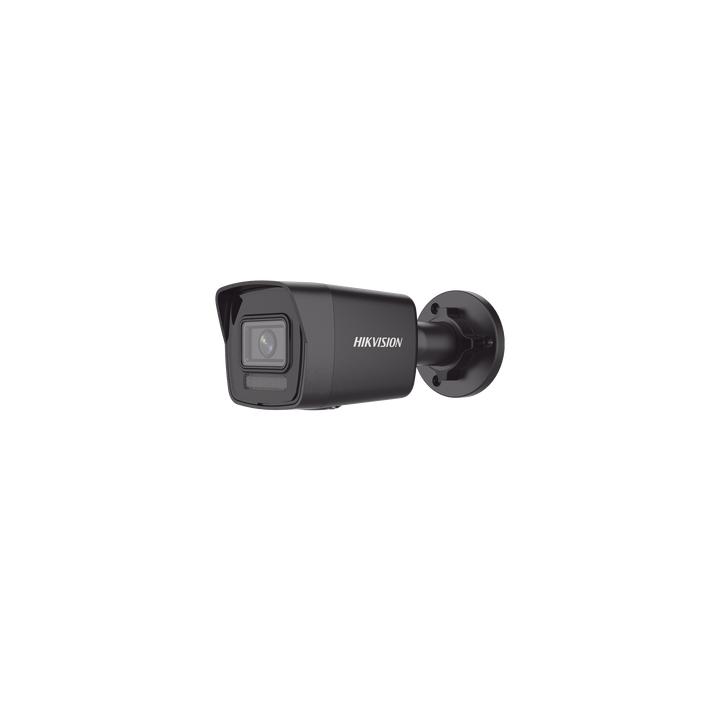 [Dual Light] Bala IP 4 Megapixel / Color Negro /  Lente 2.8 mm / 30 mts IR + 30 mts Luz Blanca / Micrófono Integrado /