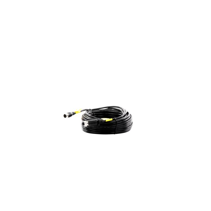 Cable Extensor de Vídeo y Audio de 14 Metros / Conector Tipo Aviación / Compatible con Cámara TURBO Móvil HIKVISION
