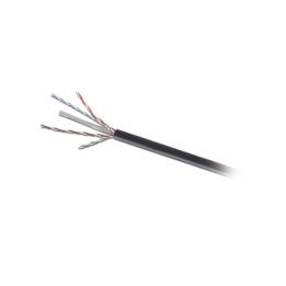 Bobina de Cable UTP de 4 Pares, Para Exterior con Gel, Cat6 (23 AWG), Industrial para Climas Extremos, Enterrado