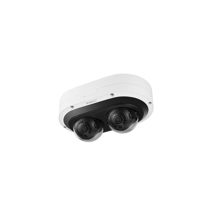 Camara Multi sensor IP 6MP x 2 CH con Inteligencia Artificial / Lente Mot.  3.54 a 6.69mm / WDR 120dB / H.265 /
