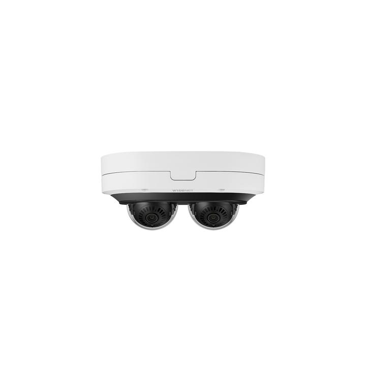 Camara Multi sensor IP 6MP x 2 CH con Inteligencia Artificial / Lente Mot.  3.54 a 6.69mm / WDR 120dB / H.265 /
