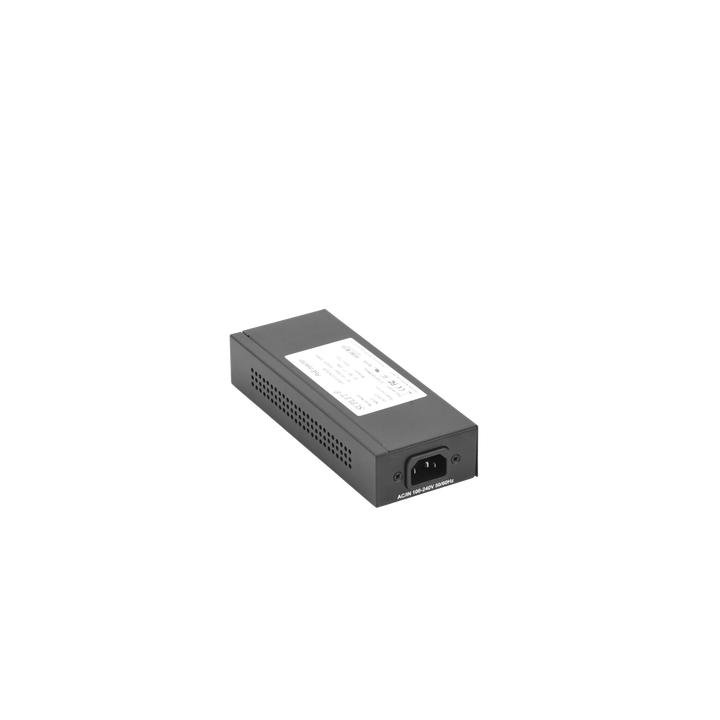 Inyector Super Hi-PoE / 56 Vcc / 30 Watts / Para Domos HIKVISION PTZ / IP (-AE / DE) / Soporta 802.3 af /at / Para