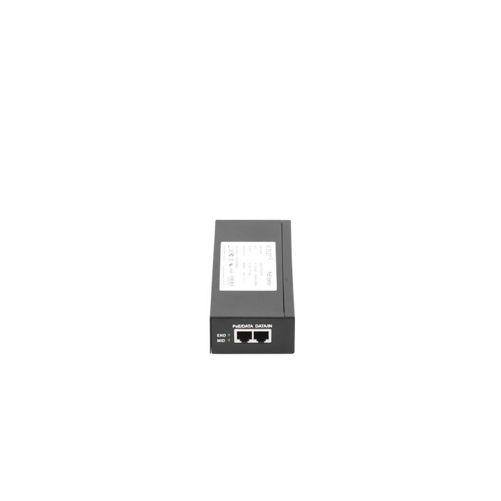 Inyector Super Hi-PoE / 56 Vcc / 30 Watts / Para Domos HIKVISION PTZ / IP (-AE / DE) / Soporta 802.3 af /at / Para