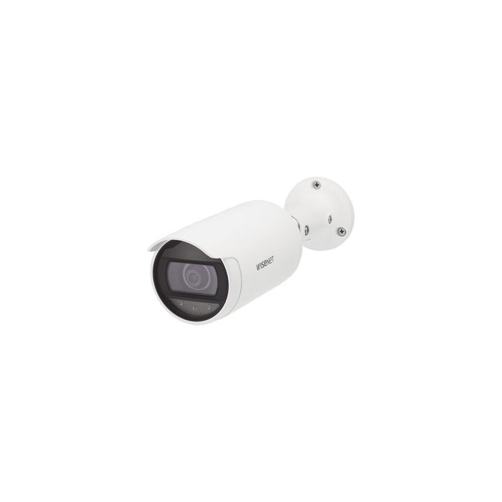 Cámara IP Tipo Bala 4 Megapíxel / Lente 4mm / IR 25M / WDR 120db / IP66 / H.265 & WiseStream / modo pasillo / POE