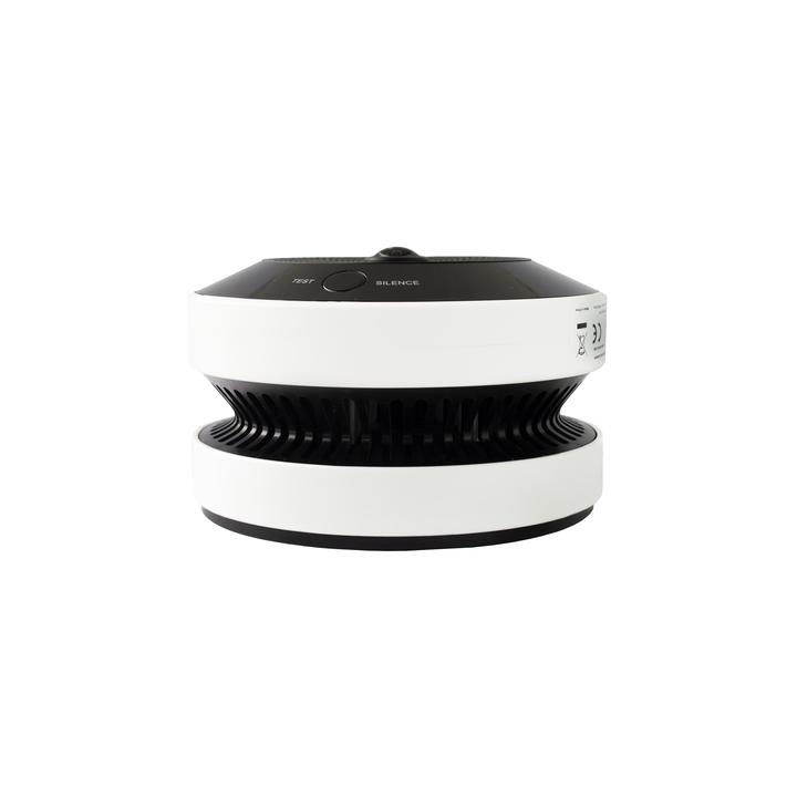 (HikFire) Mini Fisheye IP 4 Megapixel con Detector de Humo Puntual  / Autónomo / Entrada y Salida de Alarma / 15 mts