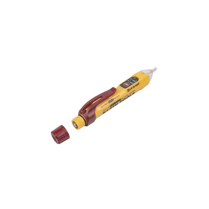 Detector de Voltaje sin Contacto tipo Lápiz, de Doble Rango de 12 a 1000 V CA o de 70 a 1000 V CA.