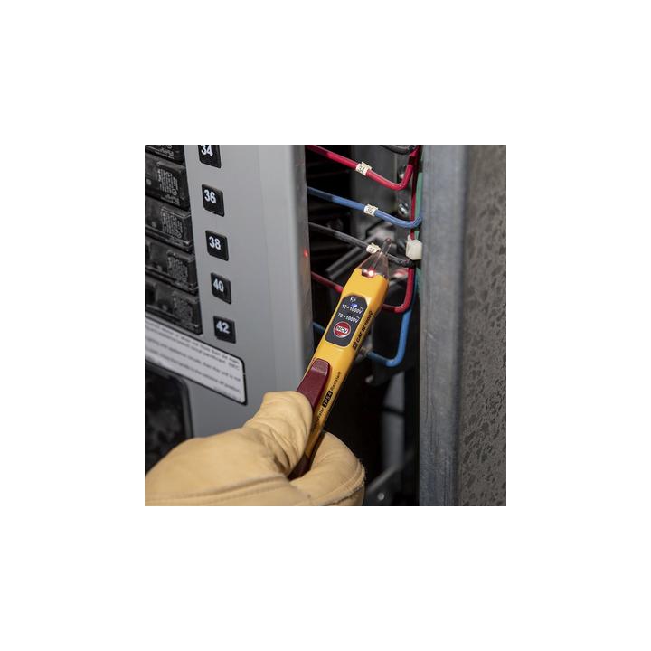 Detector de Voltaje sin Contacto tipo Lápiz, de Doble Rango de 12 a 1000 V CA o de 70 a 1000 V CA.