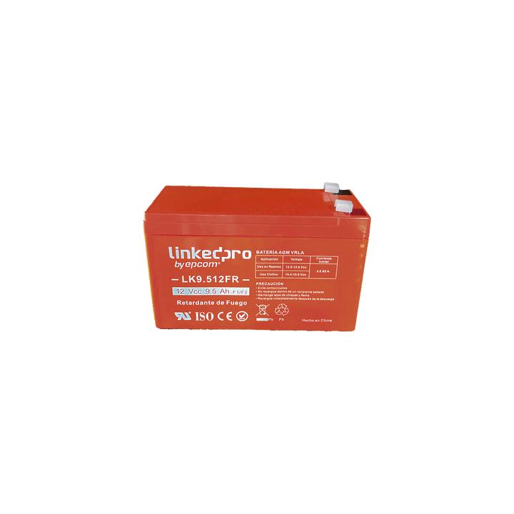 Batería 12 V / 9.5 Ah / UL / Tecnología AGM-VRLA / Vida útil promedio de 5 años / Retardante a la Flama /  Uso en