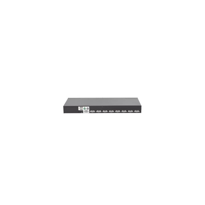 Switch Para Monitor KVM de 8 Puertos VGA, Permite el Acceso y Controla Hasta 8 Computadoras Desde Una Sola Consola