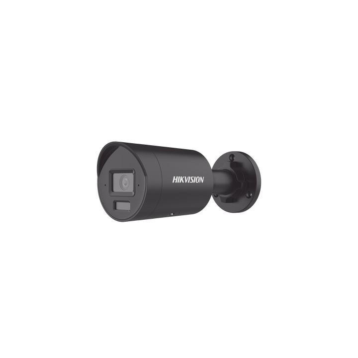 [Dual Light + 2 Micrófonos Integrados] Bala IP 4 Megapixel / Color Negro / Lente 2.8 mm / 40 mts Luz Blanca + 40 mts