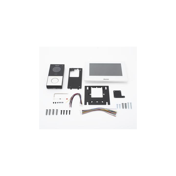 Kit de Videoportero Akuvox WIFI/ Monitor Linux de 7 Pulgadas/ 100% en la Nube / POE / Bluetooth / NFC / Lector de