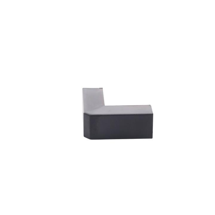 Esquinero Exterior Color Negro de PVC Auto Axtinguible, Para Canaleta TMK-1720-N-CC (5210-02003)