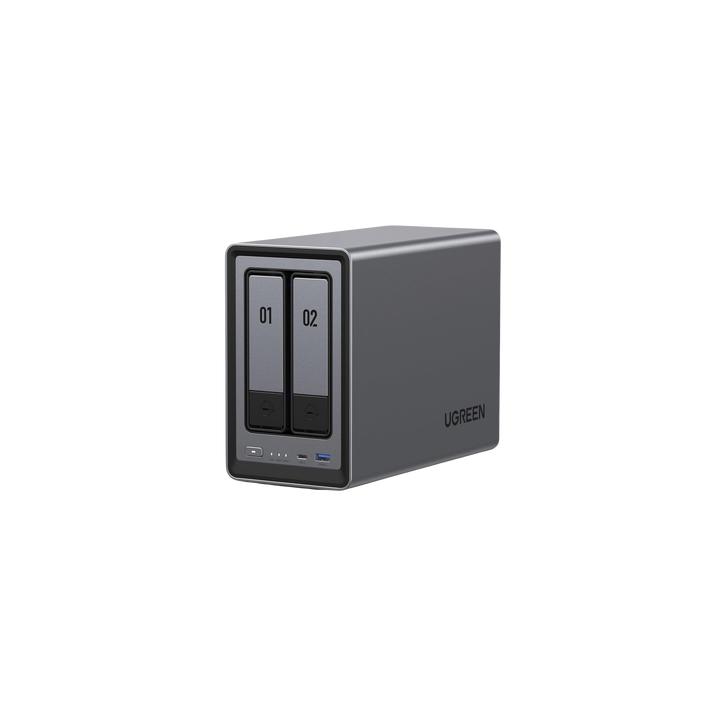 NASync DXP2800 | SO UGOS Pro |  Intel N100 12th Gen Intel® 4 Core™ | 2 Bahías SATA hasta 48TB | 2-Bahias (M.2 NVMe)
