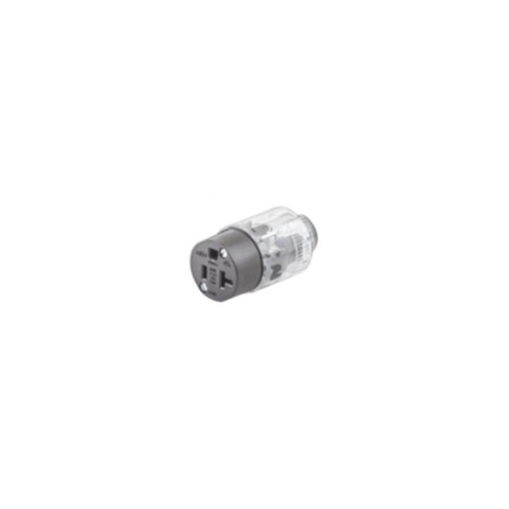 Conector Iluminado 20 A 125 V CA 2 Polos 3 Hilos (Nema 5-20R).