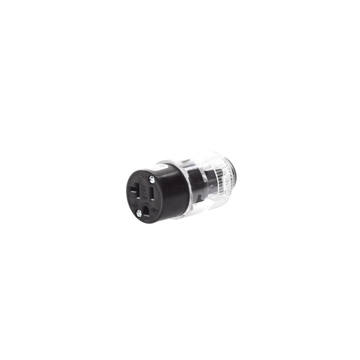 Conector Iluminado 20 A 125 V CA 2 Polos 3 Hilos (Nema 5-20R).