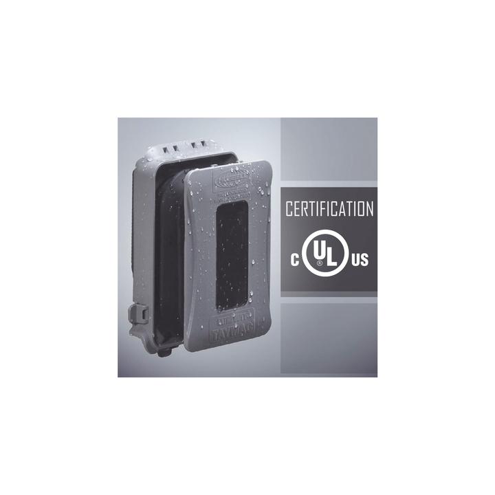 Cubierta Impermeable/ 1 Unidad/ Horizontal-Vertical/ Servicio Pesado/ Expandible/ Color Gris.