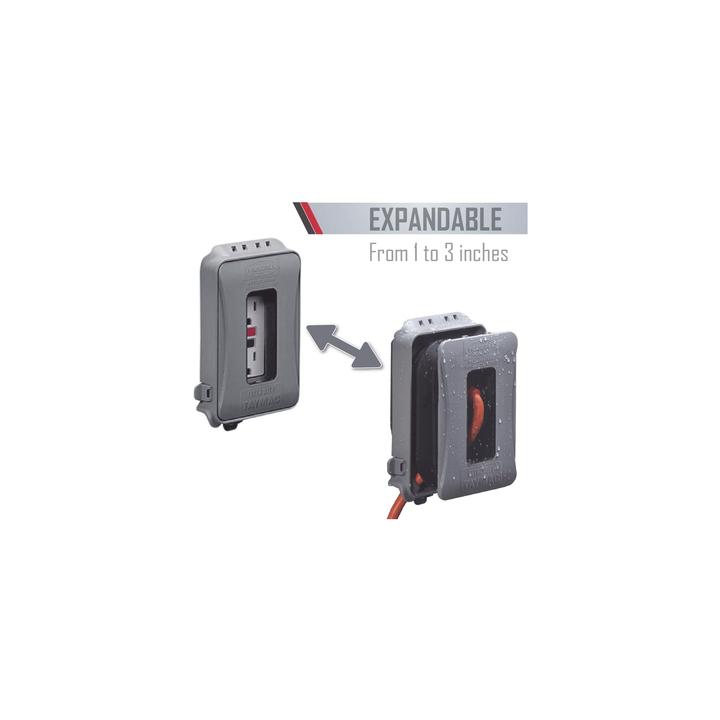 Cubierta Impermeable/ 1 Unidad/ Horizontal-Vertical/ Servicio Pesado/ Expandible/ Color Gris.