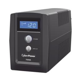 UPS de 750 VA/300 W, Topología Línea Interactiva, Entrada 120 Vca NEMA 5-15P, y 6 Salidas NEMA 5-15R, Con Regulador