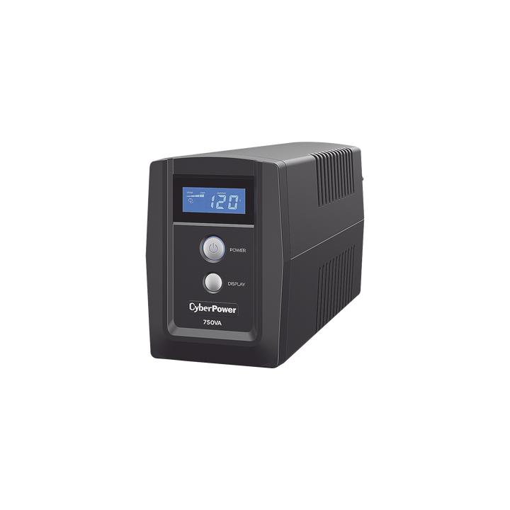 UPS de 750 VA/300 W, Topología Línea Interactiva, Entrada 120 Vca NEMA 5-15P, y 6 Salidas NEMA 5-15R, Con Regulador