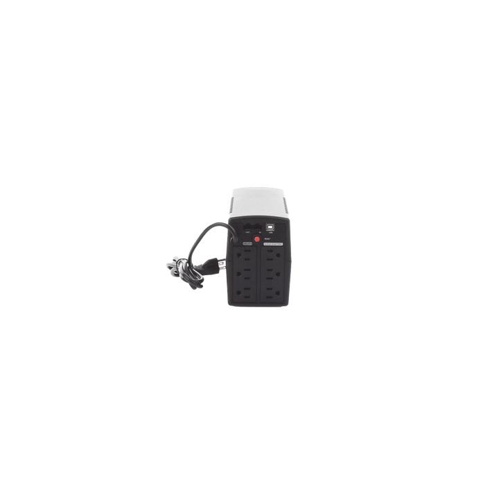 UPS de 900 VA/420 W, Topología Línea Interactiva, Entrada 120 Vca NEMA 5-15P, y 6 Salidas NEMA 5-15R, Con Regulador