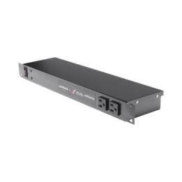 Tomacorriente de 10 contactos para 120 Vca con Supresor de picos tipo "A" de 40 kA, Diseñado para Montaje en Rack de