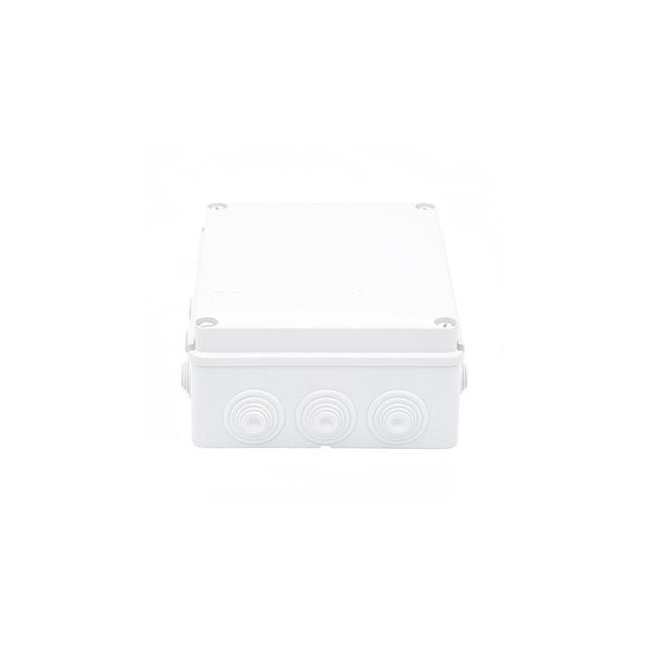 Caja Estanca de PVC Para Derivación y Conexión, 12 Entradas, Tapa Atornillada, 240x190x90 mm (Área interna), Uso