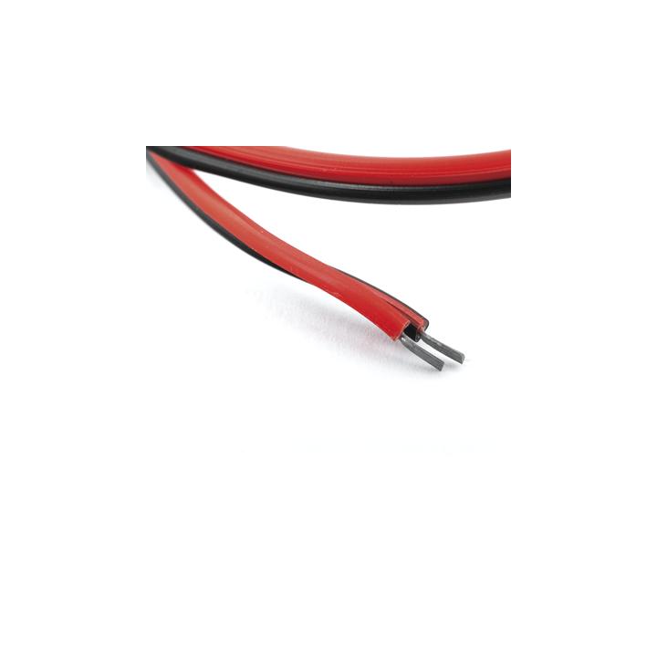 Cable con Conector Macho (Pigtail) / Alimentación para Vcc con Puntas Libres / Polarizado / Largo 22 cm (8.66
