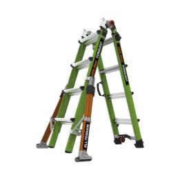 Escalera Multi-Posiciones de 6.7 m (22') para Suelos Inclinados o con Desniveles.