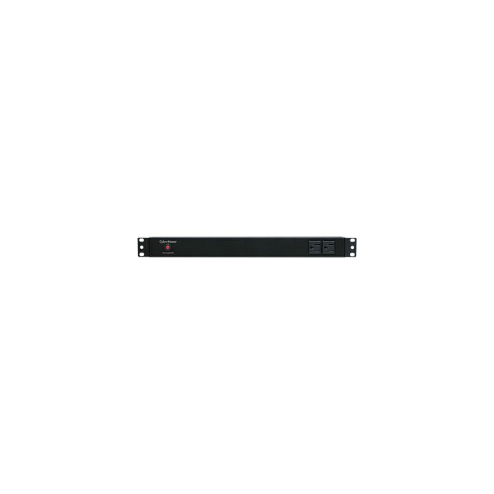 PDU Básico Para Distribución de Energía, Con 8 Tomas NEMA 5-15R Traseras y 2 Tomas 5-15R Frontales, 1UR, 15 Amp, 120