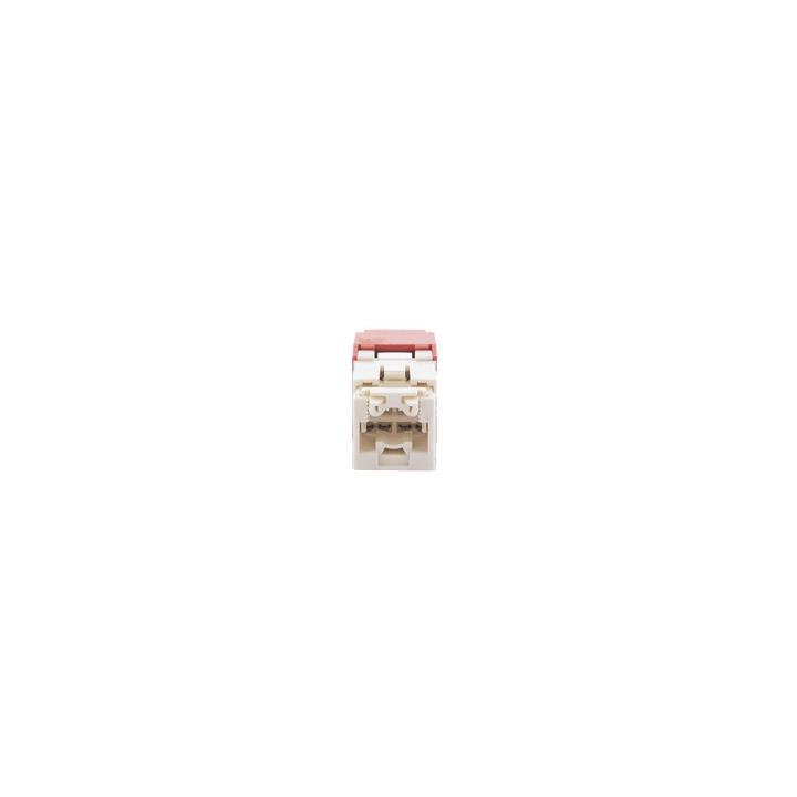 Conector Jack RJ45 Estilo TG, Mini-Com, Categoría 6, de 8 Posiciones y 8 Cables, Color Rojo