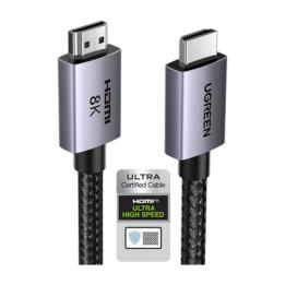 Cable HDMI 2.1 de 8K@60Hz | 3 metros | 48Gbps | HDR10+ | 3D Inversivo| eARC | Dolby ATMOS |   VVR | QMS | QFT | ALLM |