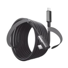Cable USB-C a USB-C (Cable Link) | 5 metros (16 pies) |  Transferencia de Alta Velocidad | Carga Rápida | Un Extremo