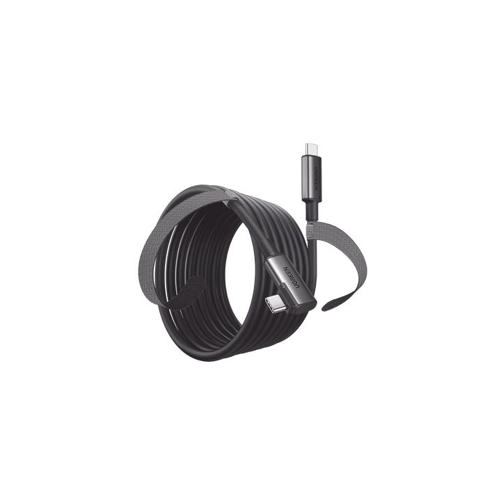 Cable USB-C a USB-C (Cable Link) | 5 metros (16 pies) |  Transferencia de Alta Velocidad | Carga Rápida | Un Extremo