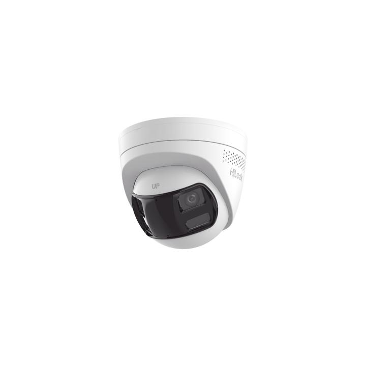 [Dual Light] Turret IP 8 Megapixel / Imagen Panorámica 180°/ PoE / Micrófono y Bocina Integrado / Exterior IP67 /