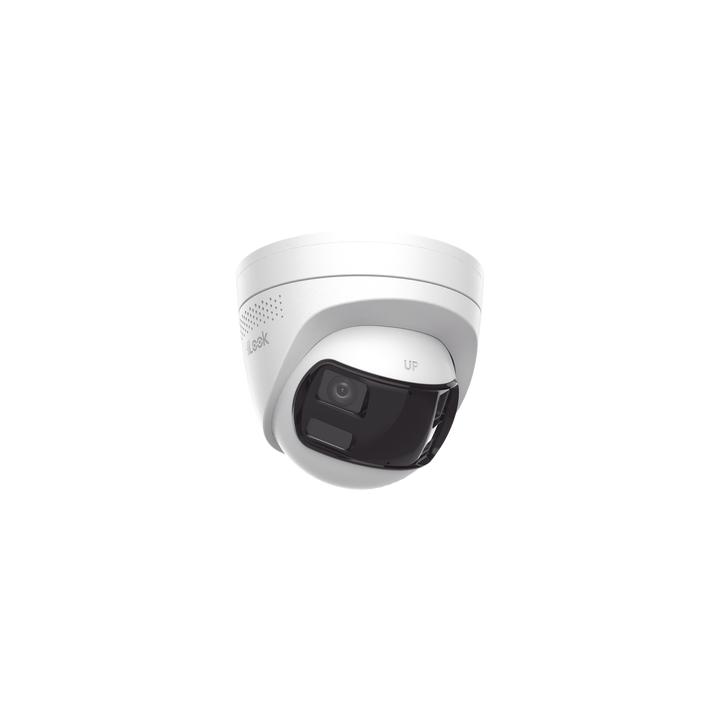 [Dual Light] Turret IP 8 Megapixel / Imagen Panorámica 180°/ PoE / Micrófono y Bocina Integrado / Exterior IP67 /