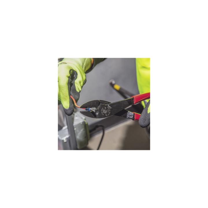 Pinza Ponchadora/Cortadora de Conectores 10 a 22 AWG