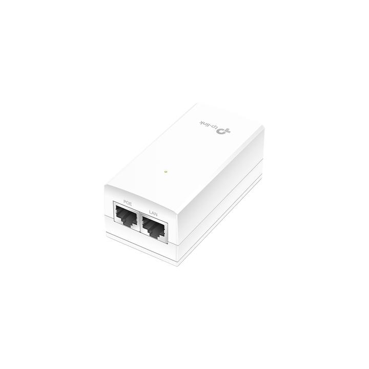 Inyector PoE Pasivo de 48V (18 Watts) / 2 puerto 10/100/1000 Mbps / Plug and Play / Montaje en Pared