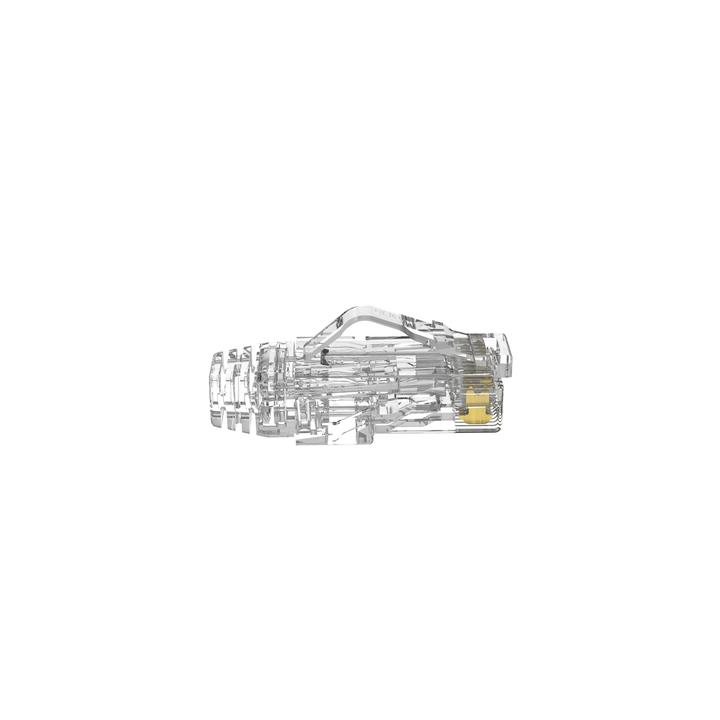 Plug RJ45 Cat6/6A, Para Cable UTP de Calibre 28 AWG (Diámetro Reducido), Chapado en Oro de 50 Micras, Paquete de 100