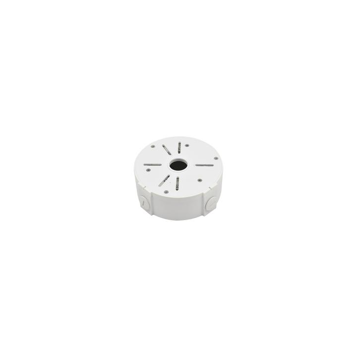 Caja de Conexiones Universal / Uso en Interior / Fabricada en Metal / Color Blanco / Uso en Bala - Domo - Turret