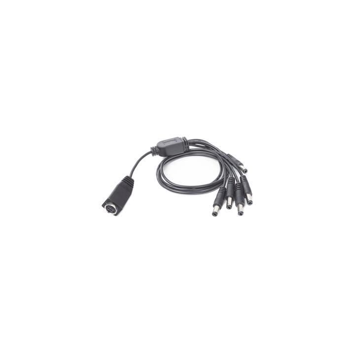 Cable con 5 Vías para Alimentar 4 Cámaras TurboHD y DVR TurboHD Epcom / Hikvision