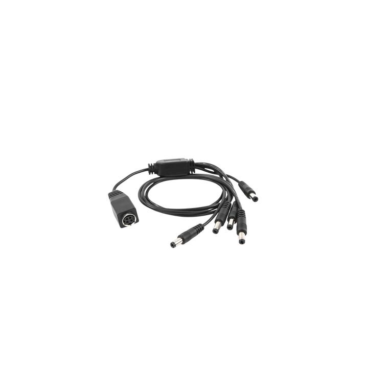 Cable con 5 Vías para Alimentar 4 Cámaras TurboHD y DVR TurboHD Epcom / Hikvision